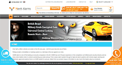 Desktop Screenshot of hawkcaralarm.com